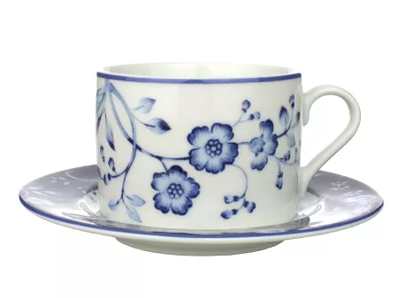 Filiżanka ze spodkiem 0,22 L / 15 cm (cylinder) Bogucice - Evia Blue 1146