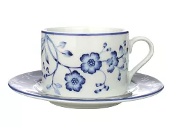 Filiżanka ze spodkiem 0,22 L / 15 cm (cylinder) Bogucice - Evia Blue 1146