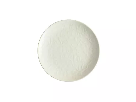 Talerz deserowy 21 cm Lubiana - Hanami Kremowa Biel