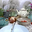 Dzbanuszek 0,25 L Bogucice - Alumina Cottage Tiffany 1093