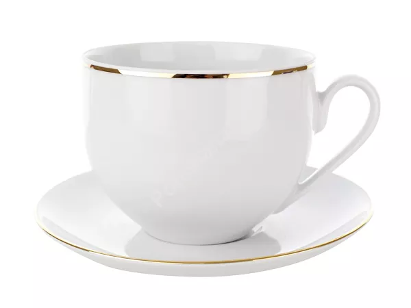 Filiżanka ze spodkiem 0,45 L / 15,7 cm Chodzież- Yvonne 3603 ZŁOTA LINIA Filiżanka ze spodkiem 0,45 L / 15,7 cm Chodzież- Yvonne 3603 ZŁOTA LINIA