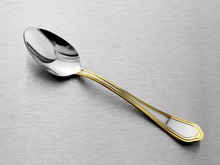 Komplet 6 łyżeczek do kawy / herbaty 13,7 cm Hisar - Florence Gold