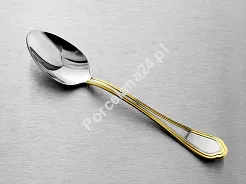 Komplet 6 łyżeczek do kawy / herbaty 13,7 cm Hisar - Florence Gold GIFT BOX