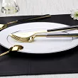 Komplet sztućców 24 cz. na 6 osób PINTI1929 - Sushi Anniversary Gold&Black (2.5 mm) - pudełko 23.17Z0.K091.K24