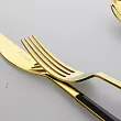 Komplet sztućców 24 cz. na 6 osób PINTI1929 - Sushi Anniversary Gold&Black (2.5 mm) - pudełko 23.17Z0.K091.K24