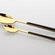 Komplet sztućców 24 cz. na 6 osób PINTI1929 - Sushi Anniversary Gold&Black (2.5 mm) - pudełko 23.17Z0.K091.K24