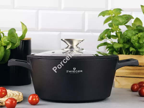 Garnek 24 cm ZWIEGER - Black Stone 1Z.BS.G24 Garnek 24 cm ZWIEGER - Black Stone 1Z.BS.G24