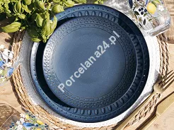 Komplet talerzy na 6 osób (18 el) Arca Italy - Alternative Vintage Blue