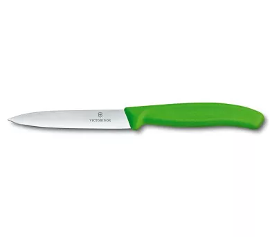 Nóż do warzyw i owoców 10 cm Victorinox - Swiss Classic Green V.SC.G.6.7706.L114