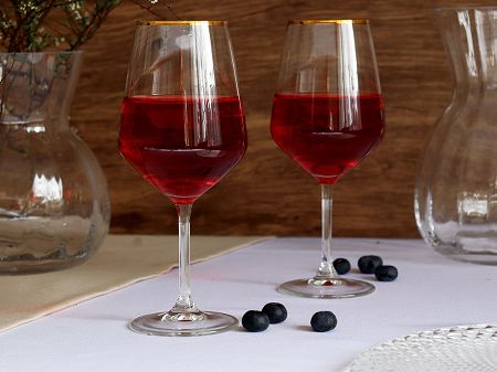 Kpl. kieliszków do wina czerwonego 530 ml (6 szt) Altom Design - Rubin Gold 07.RUG.6532