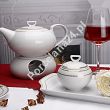 Serwis obiadowo - herbaciany na 12 osób (86 el) Chodzież- Yvonne G309