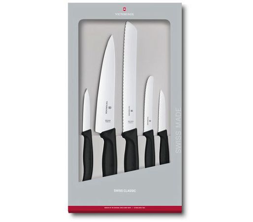 Komplet noży (5el) Victorinox - Swiss Classic Black V.SC.B.6.7133.5G Komplet noży (5el) Victorinox - Swiss Classic Black V.SC.B.6.7133.5G