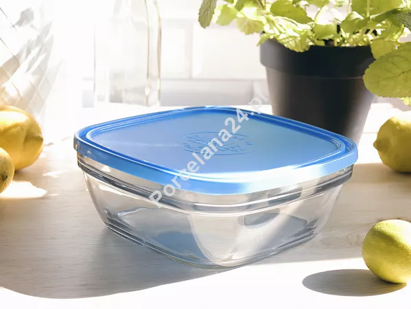 Pojemnik szklany kwadratowy / salaterka 2000 ml Duralex - Freshbox 11.DX.FRK.40103 Pojemnik szklany kwadratowy / salaterka 2000 ml Duralex - Freshbox 11.DX.FRK.40103
