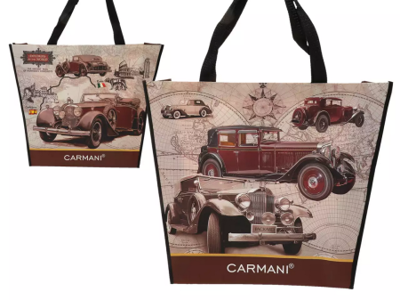 Torba na ramię 46x38x11 cm Carmani - Historyczne podróże drogowe 33.021-9022