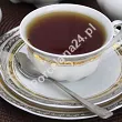 Filiżanka ze spodkiem 0,22 L / 14,5 cm (do herbaty) Ćmielów - Bolero E551 GIFT BOX