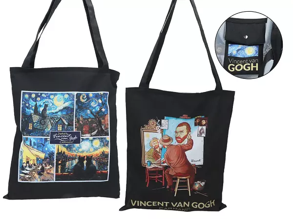 Torba na ramię 39x44 cm Carmani - Vincent van Gogh, Kolaż 33.021-8757 Torba na ramię 39x44 cm Carmani - Vincent van Gogh, Kolaż 33.021-8757