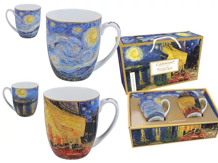 Komplet 2 kubków 0,45 L Carmani - Vincent van Gogh 33.830-7219