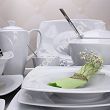 Serwis obiadowo - kawowy na 12 osób (82el) Lubiana - Celebration biała