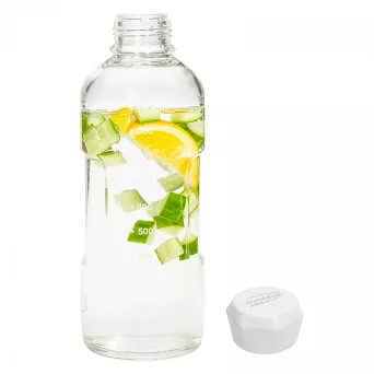 Butelka 1000 ml Trendglas - Blue Ocean biała nakrętka 4E.330200