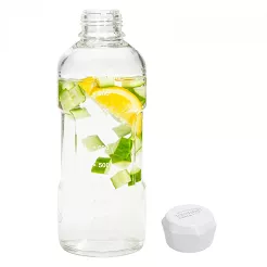 Butelka 1000 ml Trendglas - Blue Ocean biała nakrętka 4E.330200