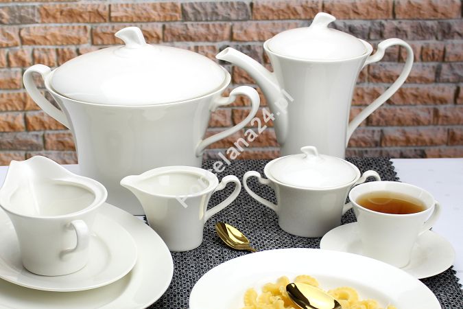 Serwis obiadowo - kawowy na 12 osób (81el) Karolina - Lorel FBC Serwis obiadowo - kawowy na 12 osób (81el) Karolina - Lorel FBC