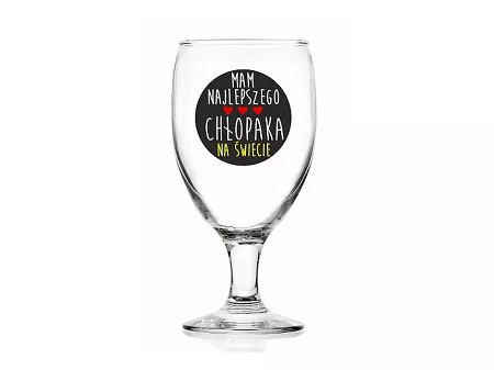 Pokal do piwa 500 ml Glasmark - Mam Najlepszego Chłopaka na Świecie 4G.57-0571-0500-4304