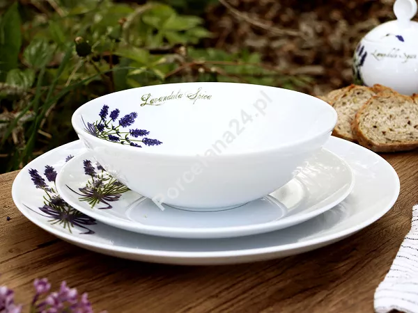 Komplet talerzy na 6 osób (18el) Lubiana - Lawenda 5979 Komplet talerzy na 6 osób (18el) Lubiana - Lawenda 5979