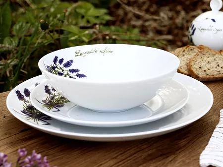 Komplet talerzy na 6 osób (18el) Lubiana - Lawenda 5979
