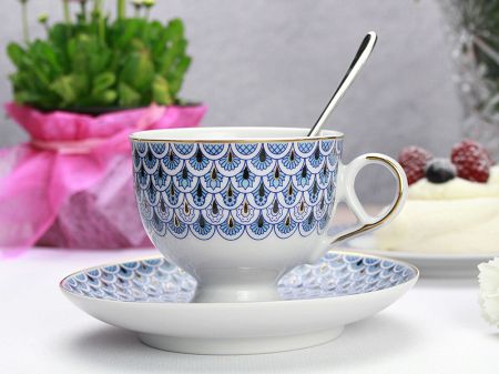 Zestaw do herbaty na 6 osób (18 el) Bogucice - Kamila 909