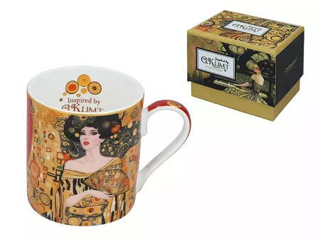 Kubek 0,35 L Carmani - Inspirowany malarstwem G. Klimt, Kobieta z wachlarzem 33.532-0023