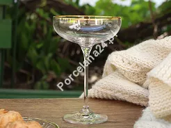 Kpl. kieliszków do szampana 240 ml (6 szt.) Krosno - Harmony Gold B575G
