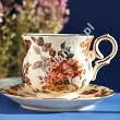 Kpl. filiżanek ze spodkiem 150 ml (2 szt.) Duo - Ecru Herbal Roses 15.HER.K2FS