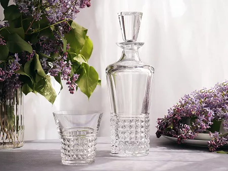 Kpl. szklanek do whisky 0,32 L (6szt) + karafka 0,7 L (1szt) Bohemia - TRINITY 4SB.TRIN.811042