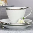 Serwis obiadowo - herbaciany na 12 osób (85 el.) Bogucice - Cleopatra Platin Plus 1174