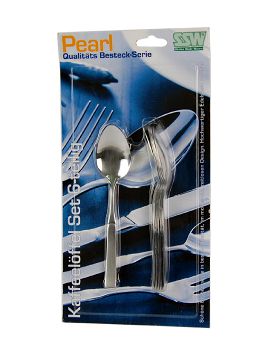 Komplet 6 Łyżeczek do kawy SSW - Pearl 477366