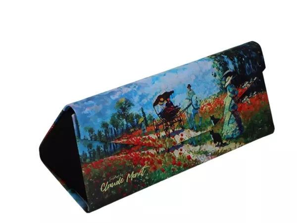 Etui na okulary składane Carmani - inspirowane malarstwem Oscara Claude Monet 33.021-8371 Etui na okulary składane Carmani - inspirowane malarstwem Oscara Claude Monet 33.021-8371