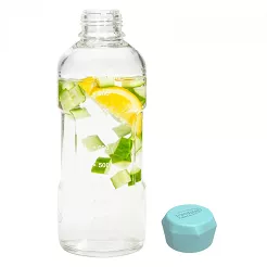 Butelka 1000 ml Trendglas - Blue Ocean niebieska nakrętka 4E.330217
