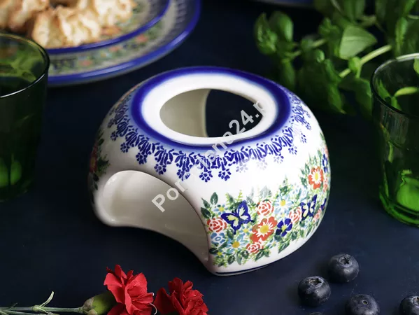 Podgrzewacz (pod czajnik 1,5 L) Bolesławiec - Kwiatowy Ogród Podgrzewacz (pod czajnik 1,5 L) Bolesławiec - Kwiatowy Ogród
