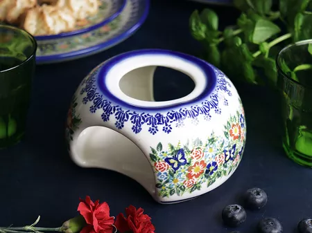 Podgrzewacz (pod czajnik 1,5 L) Bolesławiec - Kwiatowy Ogród