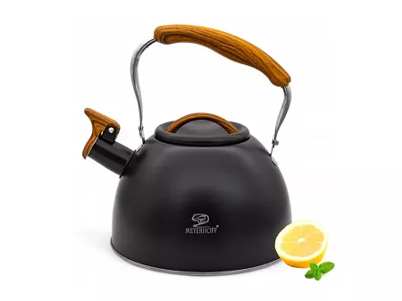 Czajnik ze stali nierdzewnej 2,5 L Meyerhoff - Czarny 1TR.CZA.42784