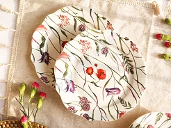 Kpl. 2 talerzy deserowych Duo - Flower meadow 15.FLO-M.K2TD
