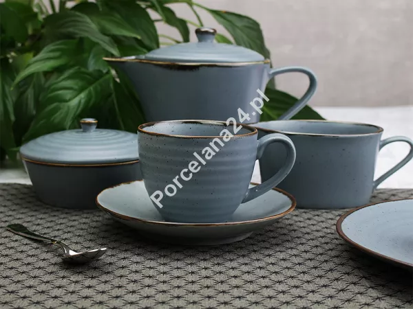 Garnitur do herbaty na 12 osób (27 el.) Bogucice - Circus Blue 1116 Garnitur do herbaty na 12 osób (27 el.) Bogucice - Circus Blue 1116