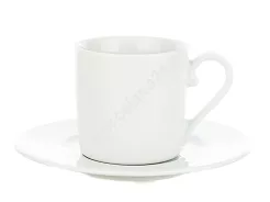 Filiżanka ze spodkiem 0,25 L / 15,7 cm Ćmielów - Jenny 0000 Biała