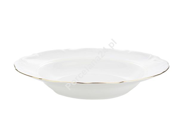 Talerz głęboki 22,5 cm Chodzież - Maria Teresa B014 ZŁOTA LINIA Talerz głęboki 22,5 cm Chodzież - Maria Teresa B014 ZŁOTA LINIA