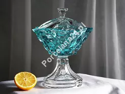 Bombonierka 25 cm Bohemia - SAMBA AQUAMARINE 4SB.SAMA.811938