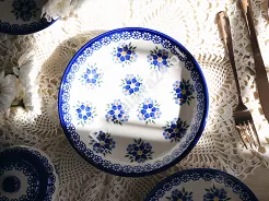 Talerz głęboki 21 cm Bolesławiec - Altmańska Polana
