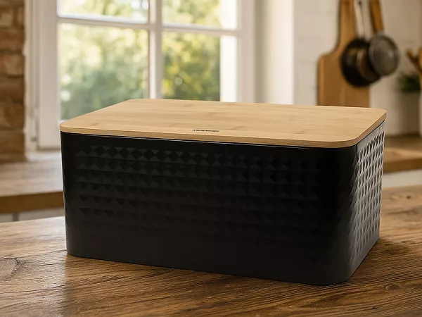 Chlebak stalowy 35 cm Krisberg - Czarny 1OD.CHL.7611 Chlebak stalowy 35 cm Krisberg - Czarny 1OD.CHL.7611