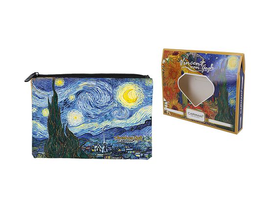 Kosmetyczka 22 x 16,5 cm Carmani - Vincent van Gogh - Gwiaździsta noc 33.021-4808 Kosmetyczka 22 x 16,5 cm Carmani - Vincent van Gogh - Gwiaździsta noc 33.021-4808