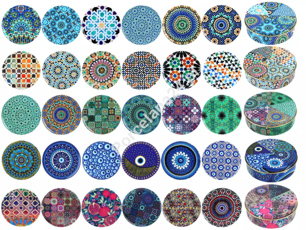 Kpl. podkładek ceramicznych 9 cm (6 szt.) Hanipol - Mix kolorów 33.022-4100 Kpl. podkładek ceramicznych 9 cm (6 szt.) Hanipol - Mix kolorów 33.022-4100