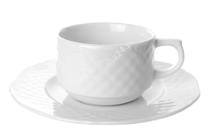 Filiżanka sztaplowana ze spodkiem 0,25 L / 16 cm Lubiana - Afrodyta (nr 2604, 2613) Filiżanka sztaplowana ze spodkiem 0,25 L / 16 cm Lubiana - Afrodyta (nr 2604, 2613)